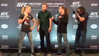 UFC Уругвай: Дуэли взглядов